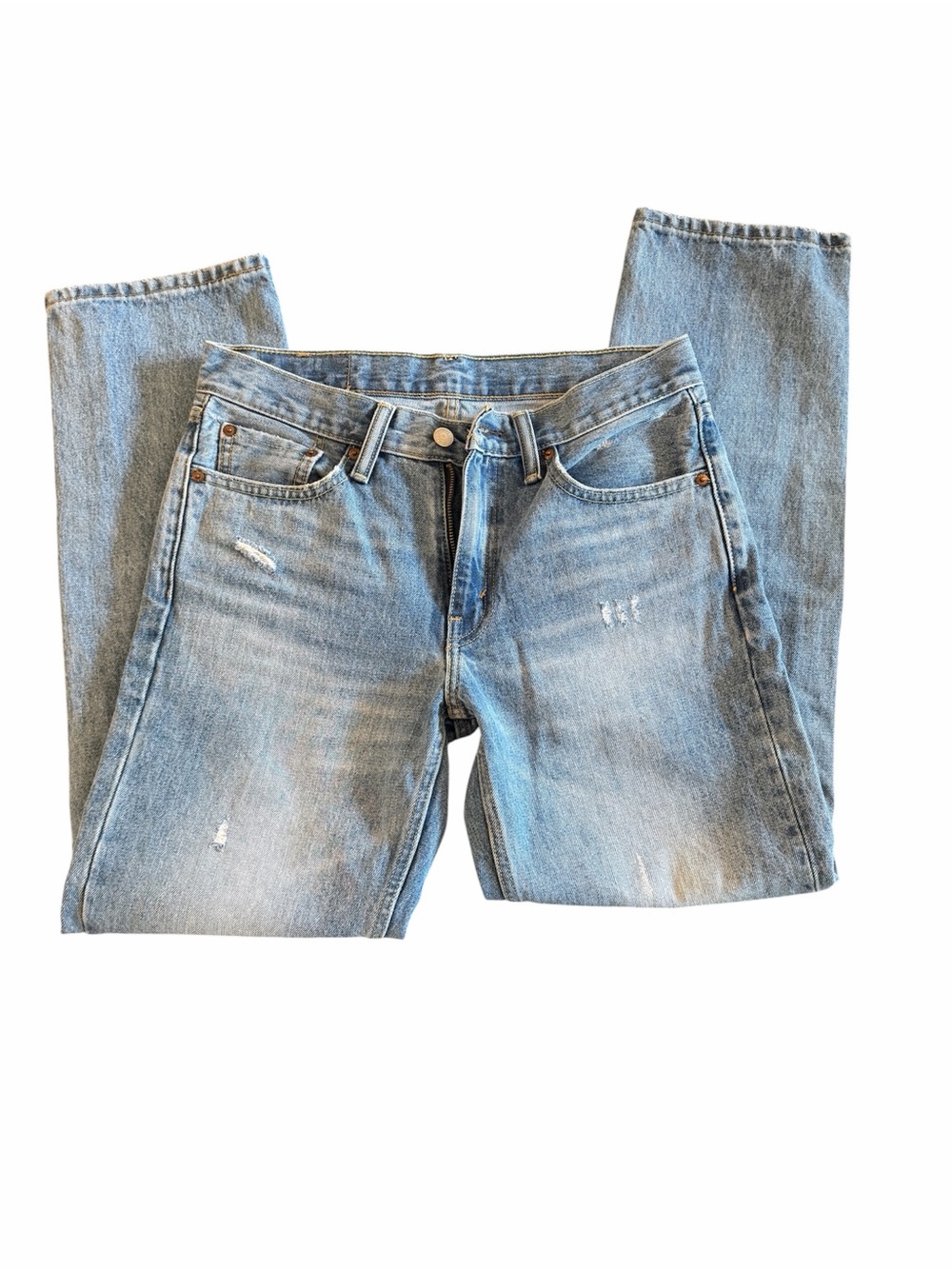 Levi's women’s Light Blue Straight-Leg Jeans